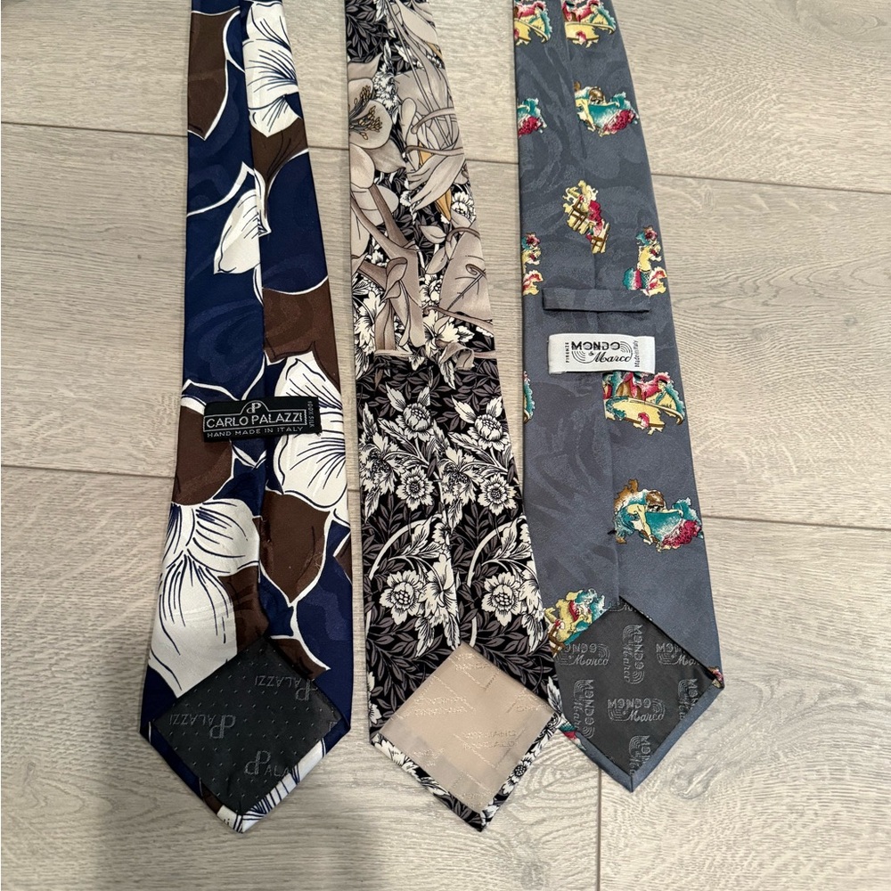 Multi brand Italian Floral Ties